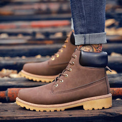 Botas de cuero para caballero